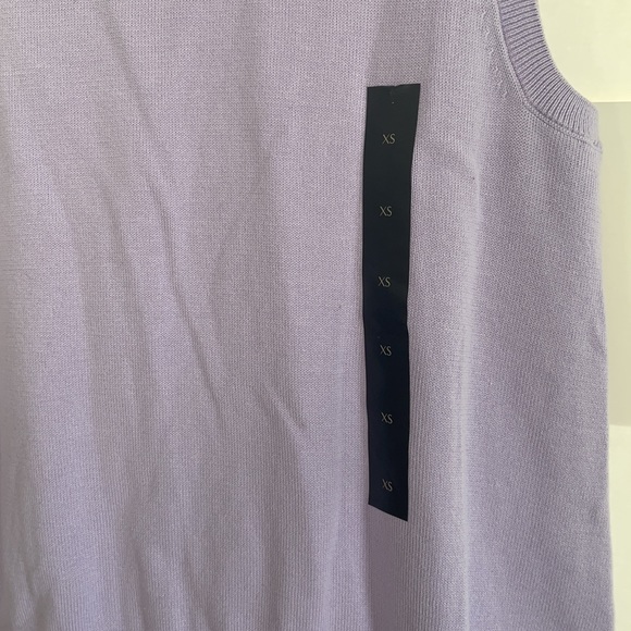 NWT Banana Republic Lavender Scallop Hem Sweater Tank Size XS - Picture 3 of 5